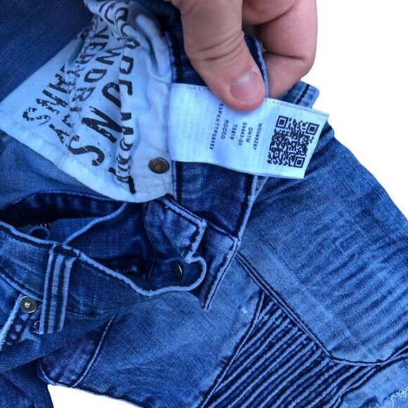 True Religion Jeans Size 29 ROCCO Blue - Picture 3 of 6